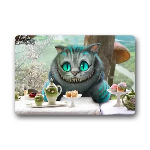 ScottShop модный пользовательский Алиса в стране чудес Чеширский дверной коврик 23 6