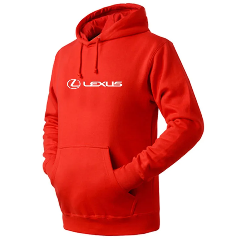 Новые модные брендовые спортивные толстовки с логотипом Lexus Мужская толстовка