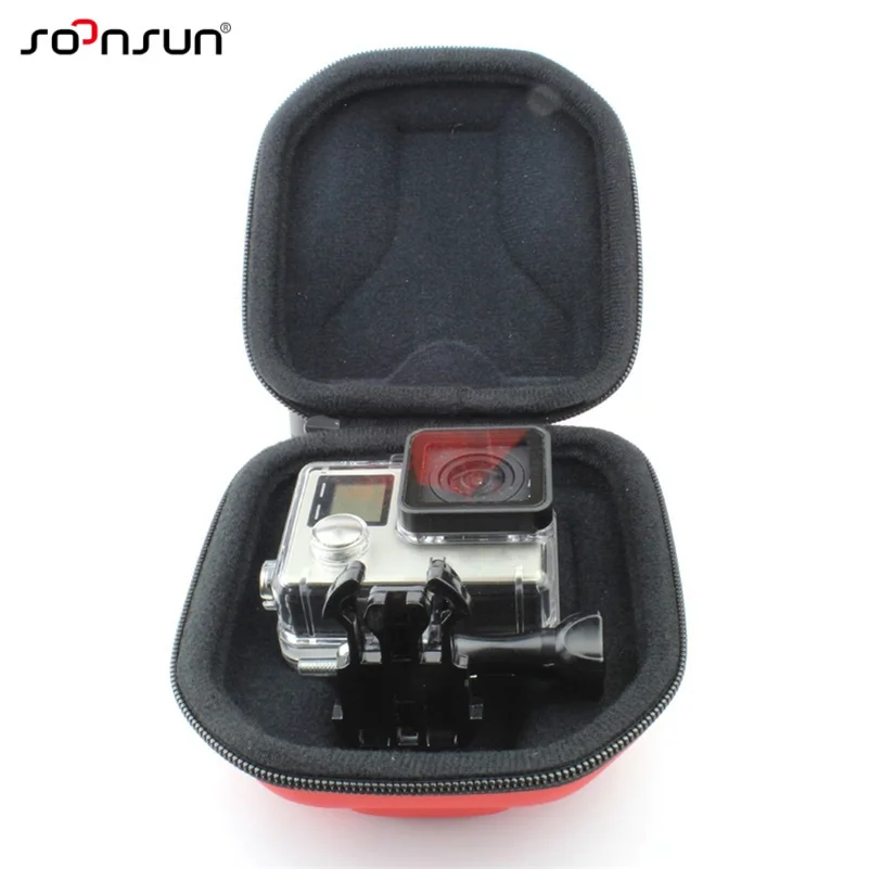 Защитный чехол SOONSUN из ПВХ для камеры коробка хранения Дорожный Чехол GoPro Hero 3 4 5 6 7