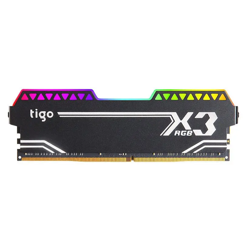 X3 RGB DDR4 8G 3200MHz Настольный игровой ОЗУ 288 PIN 1,35 V Электронный СПОРТИВНЫЙ ИГРОВОЙ светильник RGB Память ram для настольного ноутбука