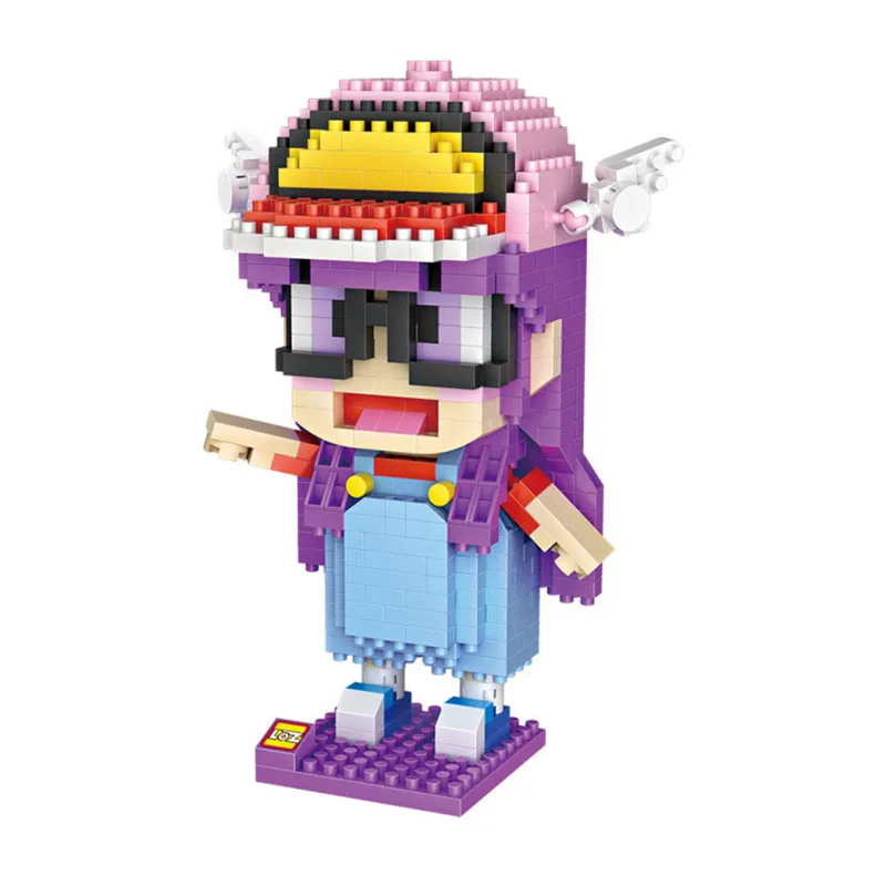 LOZ Arale строительные блоки японское аниме фигурки героев мультфильмов Обучающие