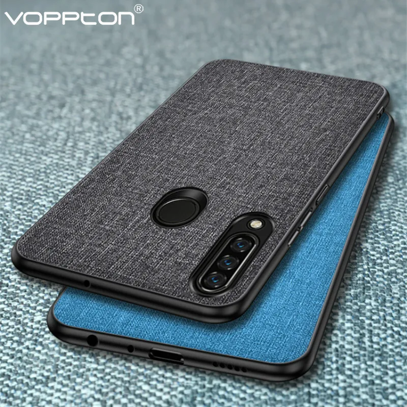 Vopton для Huawei Honor 10i чехол ткань Жесткий ПК силиконовая рамка задняя крышка телефона