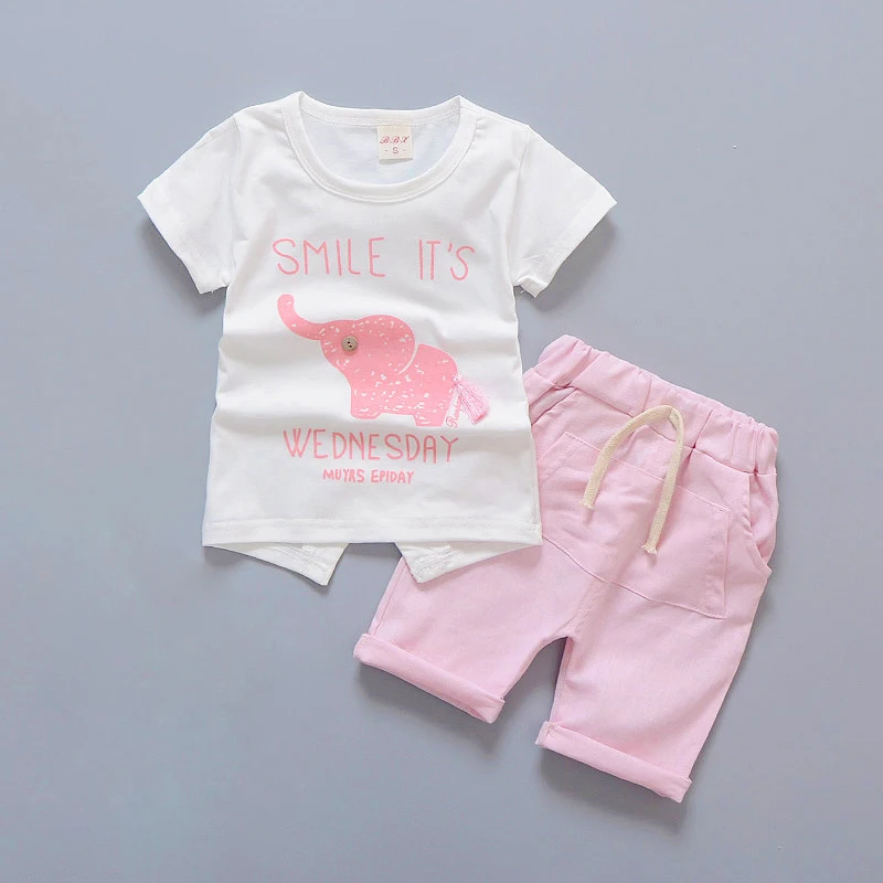 BibiCola Baby Boys Summer Clothing Set Kids cartoon 2PCS Tops Shirt+casual pants for Toddler Sport Tracskuit sets summer |