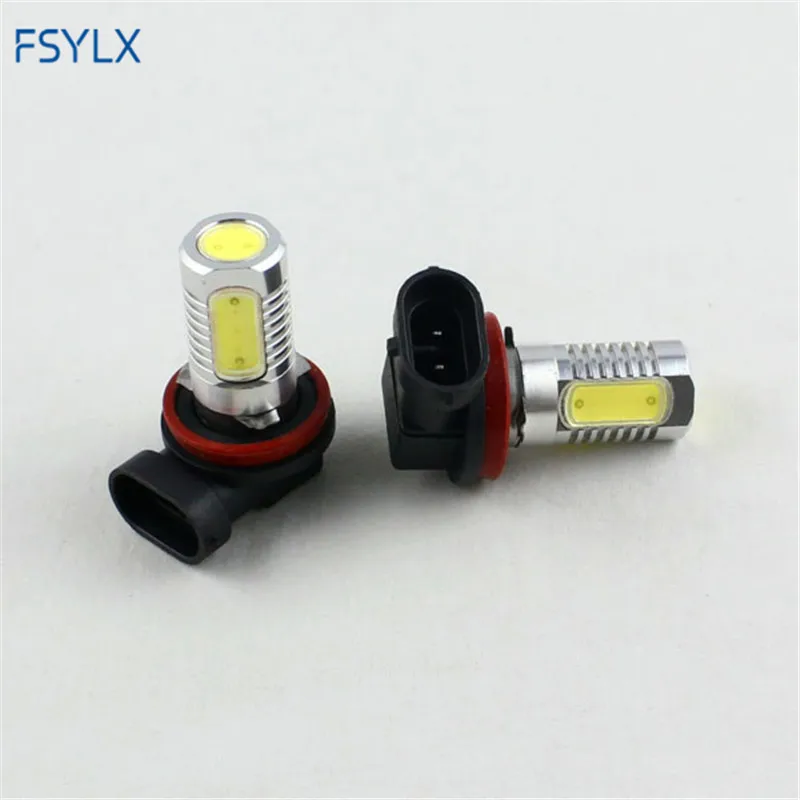 FSYLX Новый H8 H9 H11 светодиодный противотуманный свет лампы Автомобильный DRL