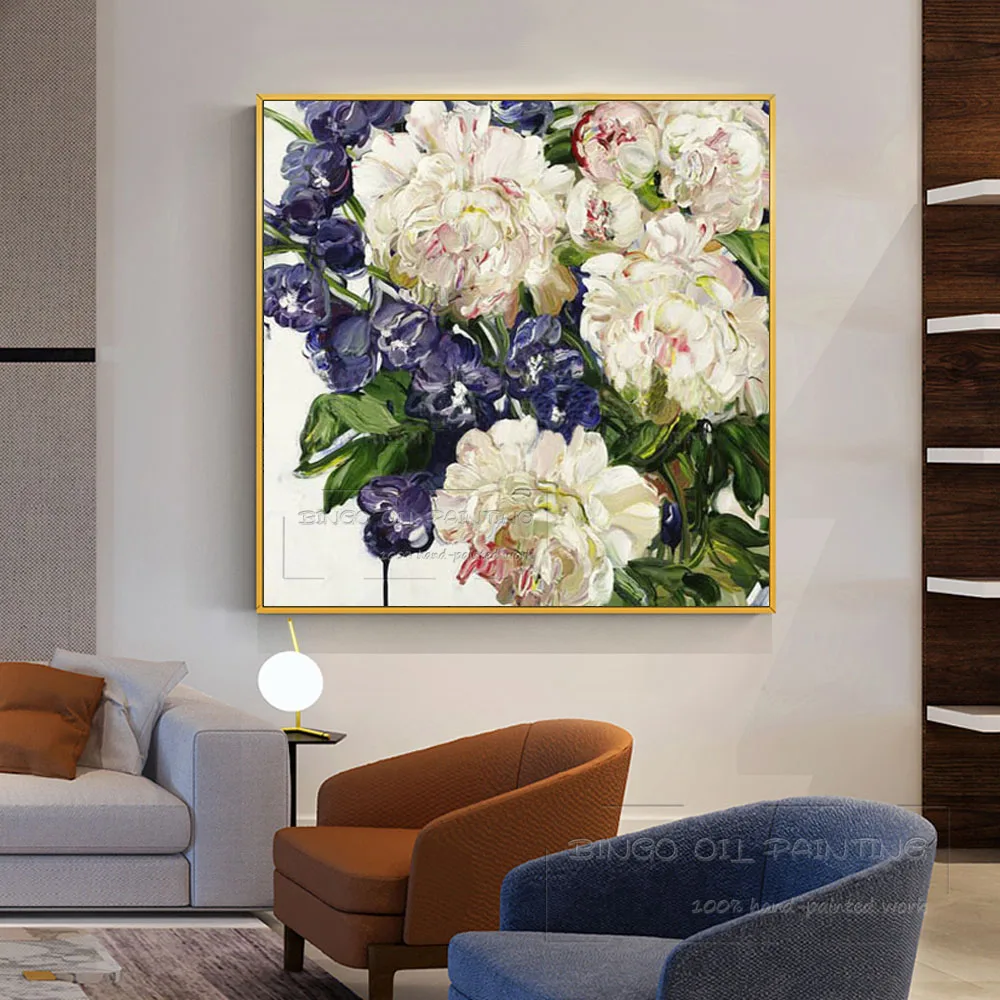 Искусный художник ручная роспись высокое качество современные абстрактные