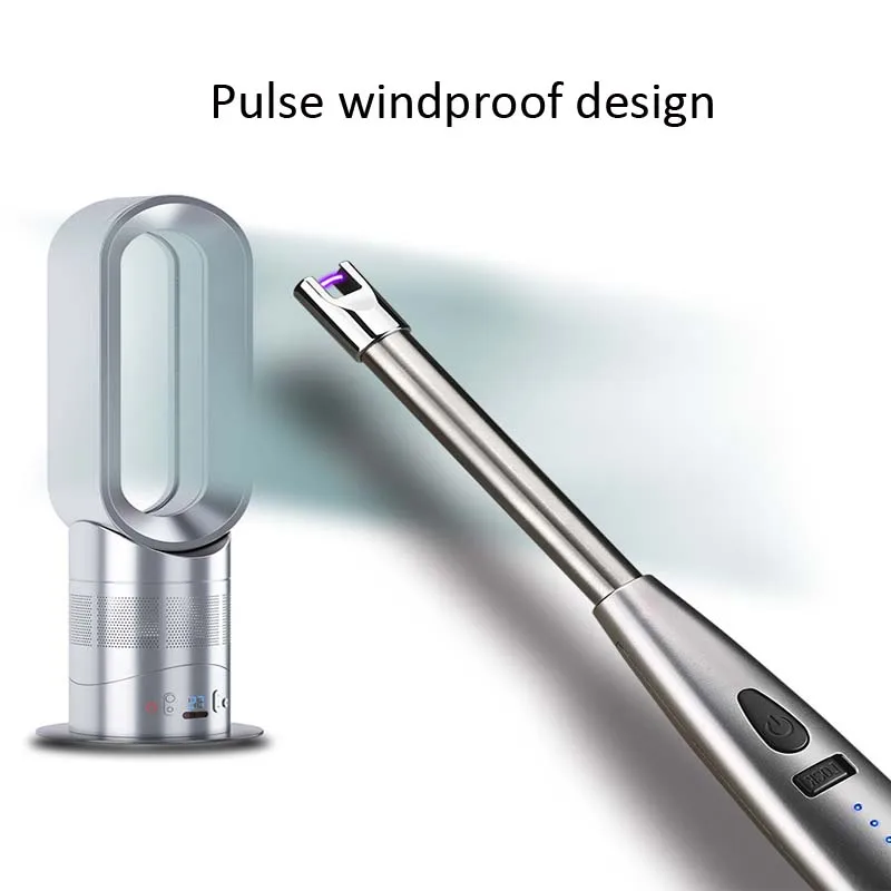 USB перезаряжаемые курительные зажигалки дуговые ветрозащитные импульсные для