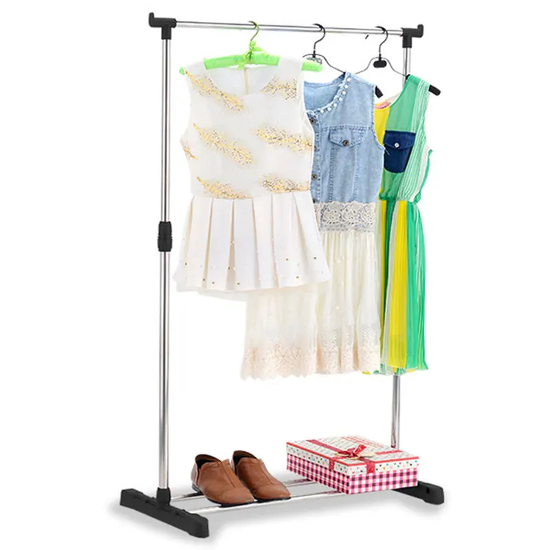 Напольная сушильная стойка телескопическая из нержавеющей стали Стойка для