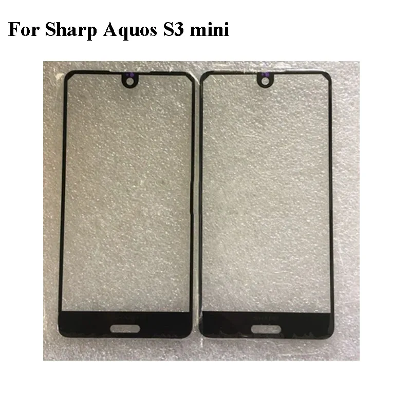 5 дюймов S 3 мини черный стеклянный объектив для Sharp Aquos S3 mini FS8018 передняя внешняя