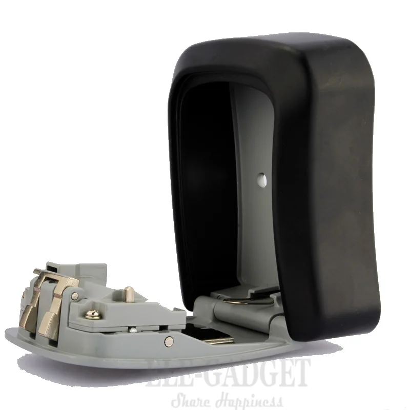 Высокое качество Heavy Duty сейф с ключом для хранения Организатор с 4 цифровой кодовый замок пароль разблокировки металлический ключ скрытый сейф ящик