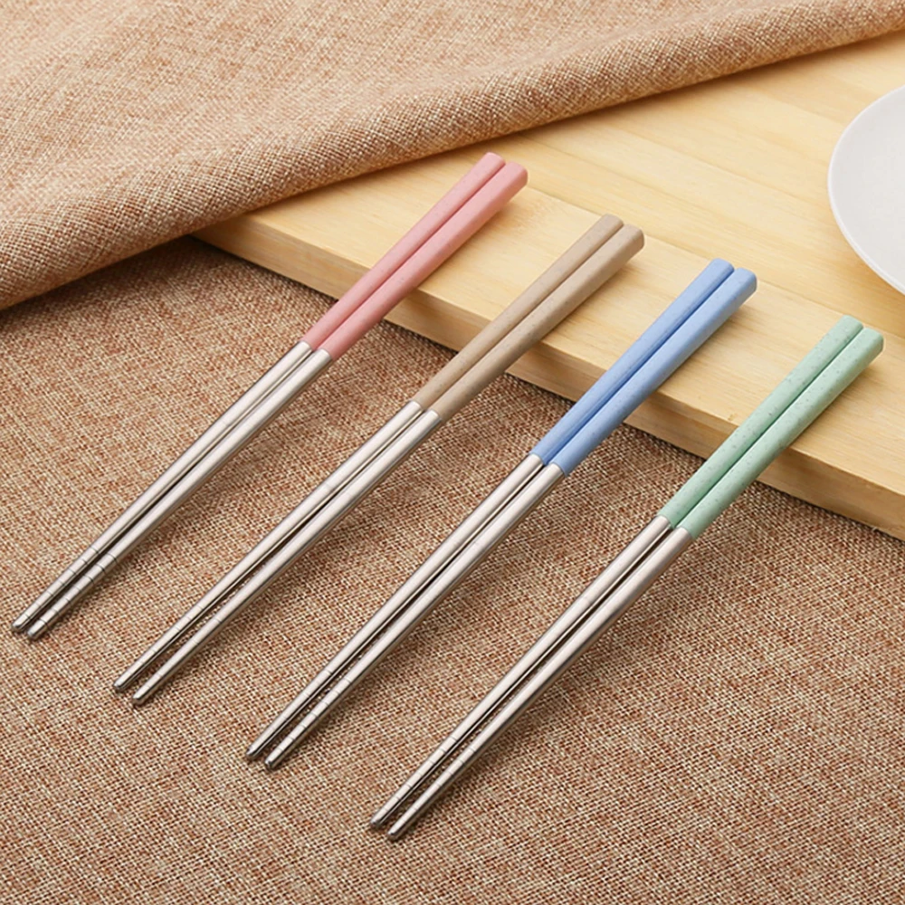 Палочки для еды многоразовые в японском стиле подарок на свадьбу 10 пар