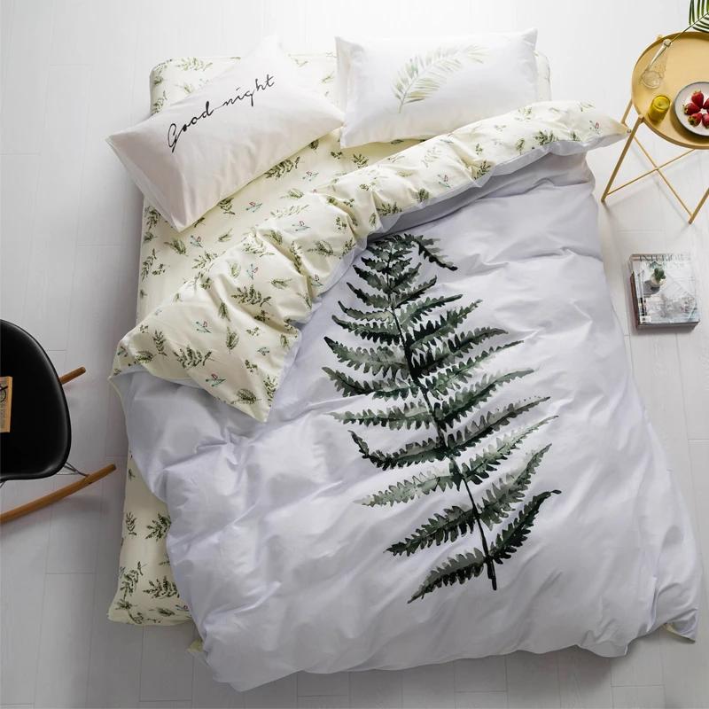 4 шт. Комплект постельного белья с принтом фламинго 100% хлопок|bedding set|designer bedding setsbed