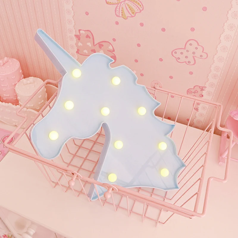 Новинка светодиодный 3D ночник в виде животного украшение для дома единорога