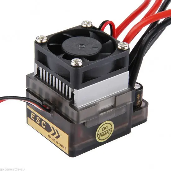 Hobbymate 320A 7 2 в 16 Высокое напряжение ESC щеткой регулятор скорости для RC автомобилей
