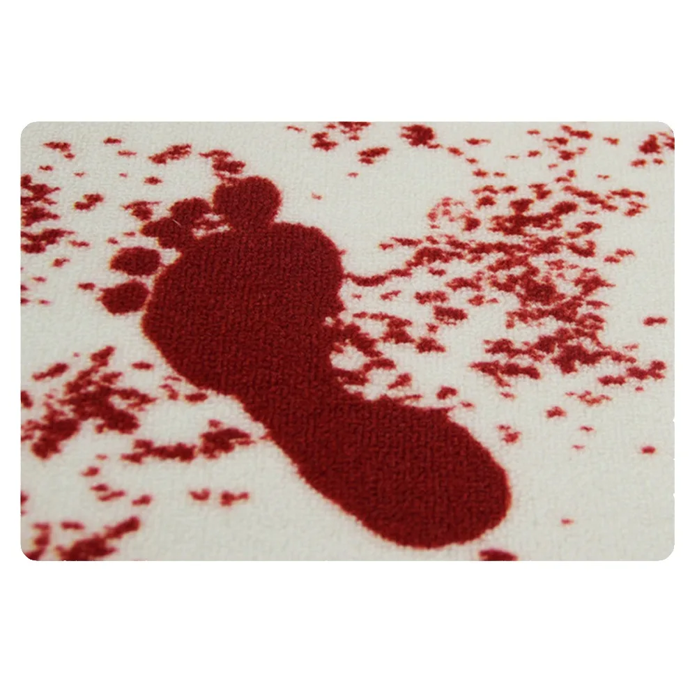 Коврик для прихожей с принтом черного кота и паука классический нескользящий