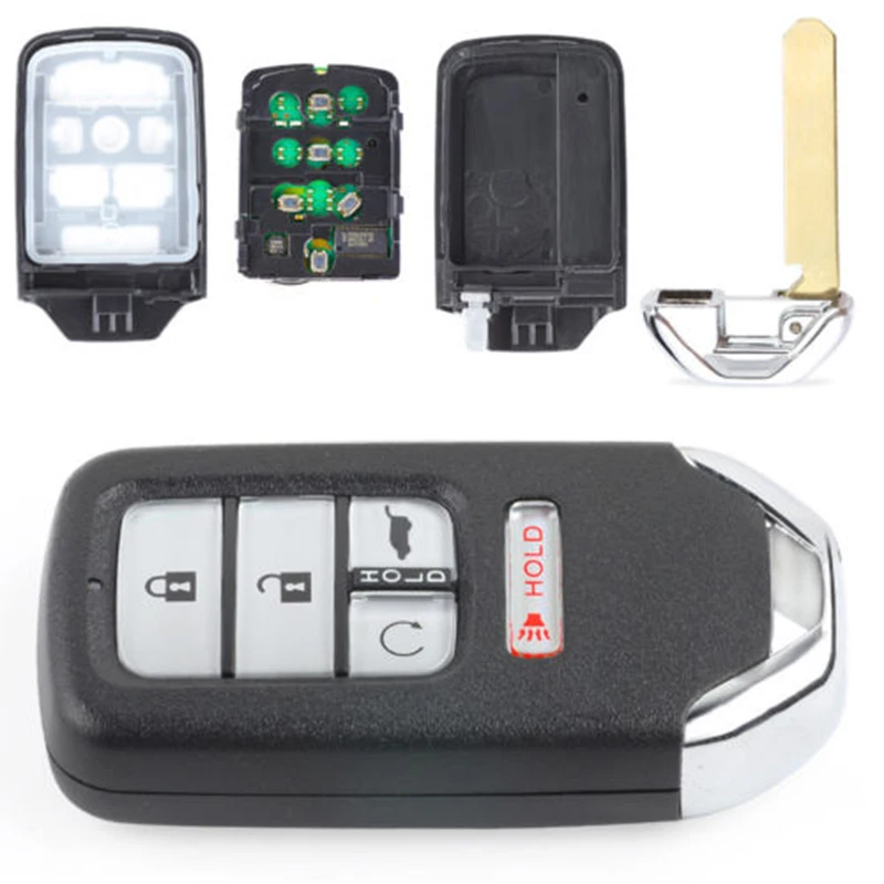 KEYECU Replacement Smart Remote Control Car Key With 4 1/ 5 Buttons &amp 433MHz ID47 Chip - FOB for Honda Pilot 2016-2018 KR5V2X |
