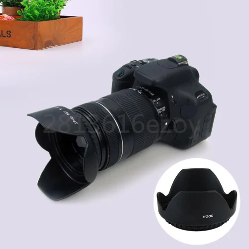 Универсальная крышка для объектива DSLR 49/52/55/58/62/67/72/77/82 мм Canon 500d 600d 60d Nikon d5100 d300 d7100