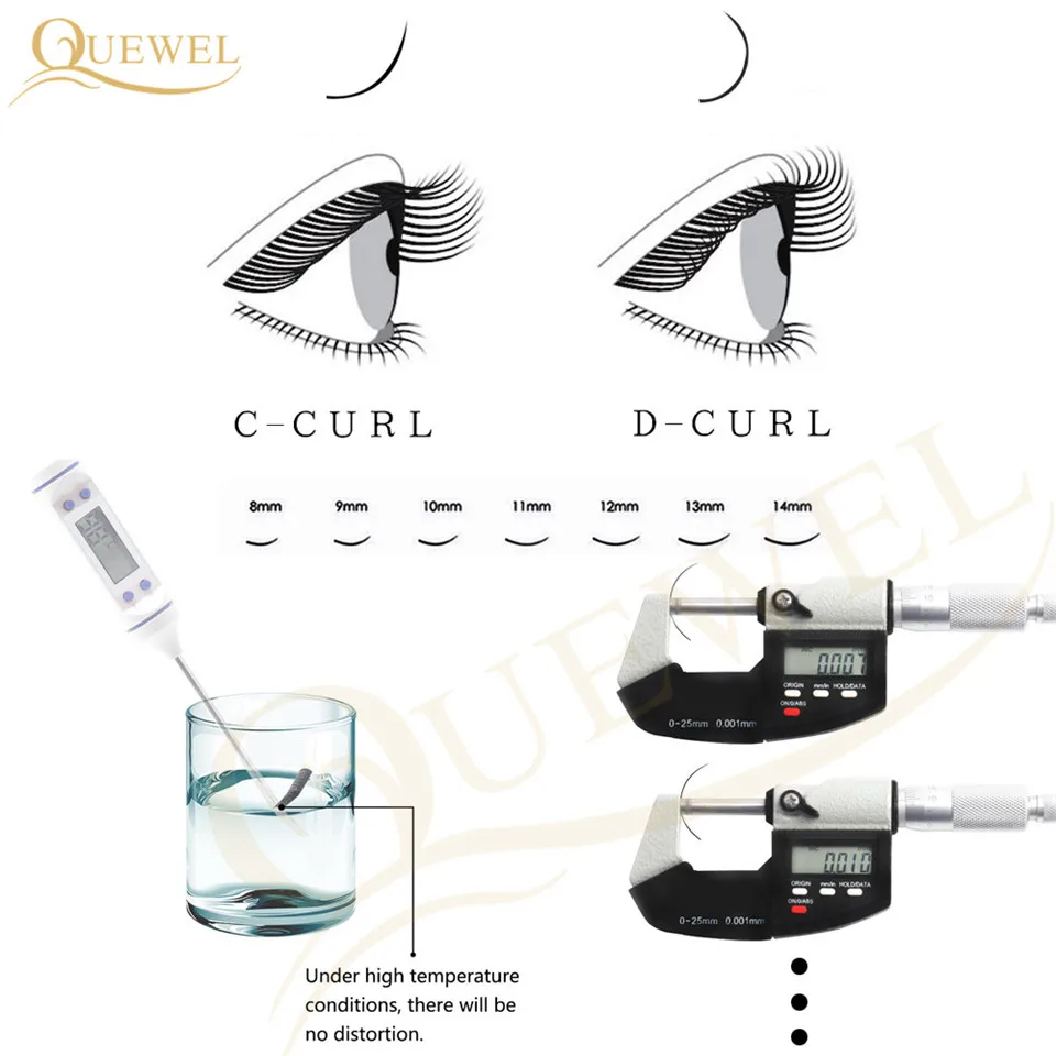 Искусственные норковые ресницы для наращивания из шелкового волокна