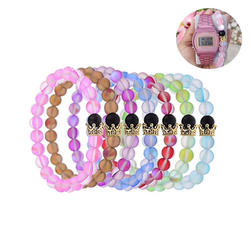 Браслет WIWI из бусин и натурального камня 1 шт. | Украшения аксессуары