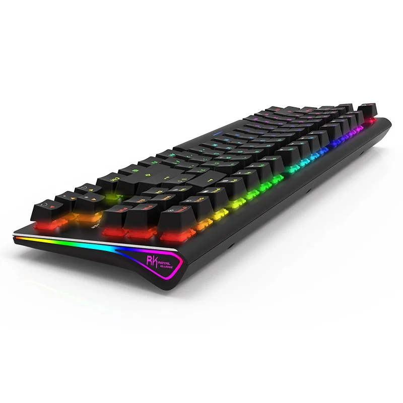 Новая Двухрежимная Беспроводная/USB Проводная клавиатура Royal Kludge RK G87 с Bluetooth и RGB