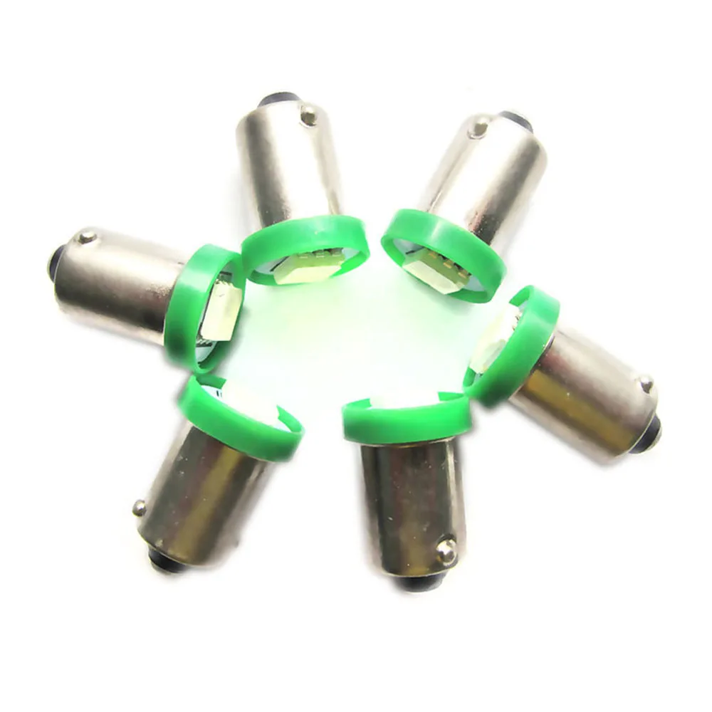 100 шт. супер белый 44 Bayonet LED 6 3 V Ba9s лампы для пинбола не призрак красный желтый
