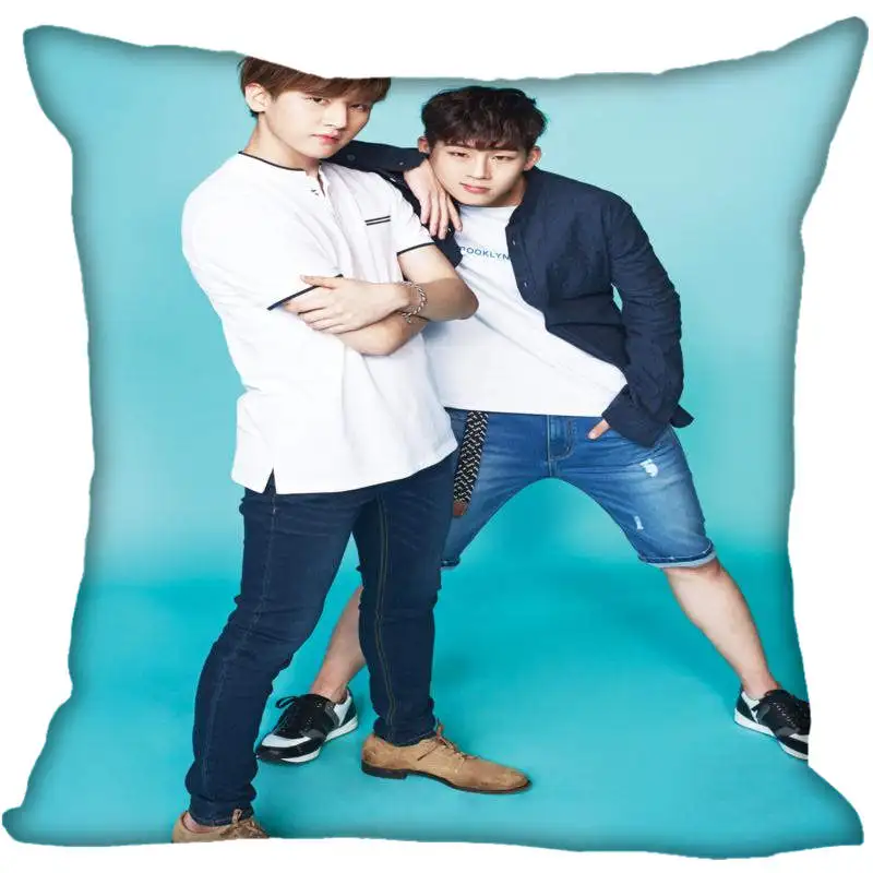 15 Наволочки из шелкового сатина с принтом Monsta X, Размеры 35x35 см, 40x40 см - Цвет: 15