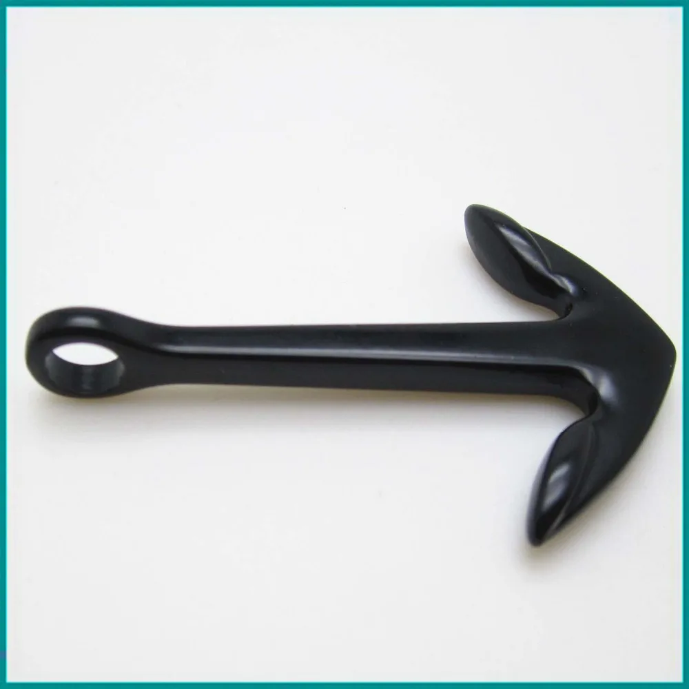 Черный якоря для веревка кожаные браслеты ( только )|bracelet copper|bracelet peacockbracelet parts |