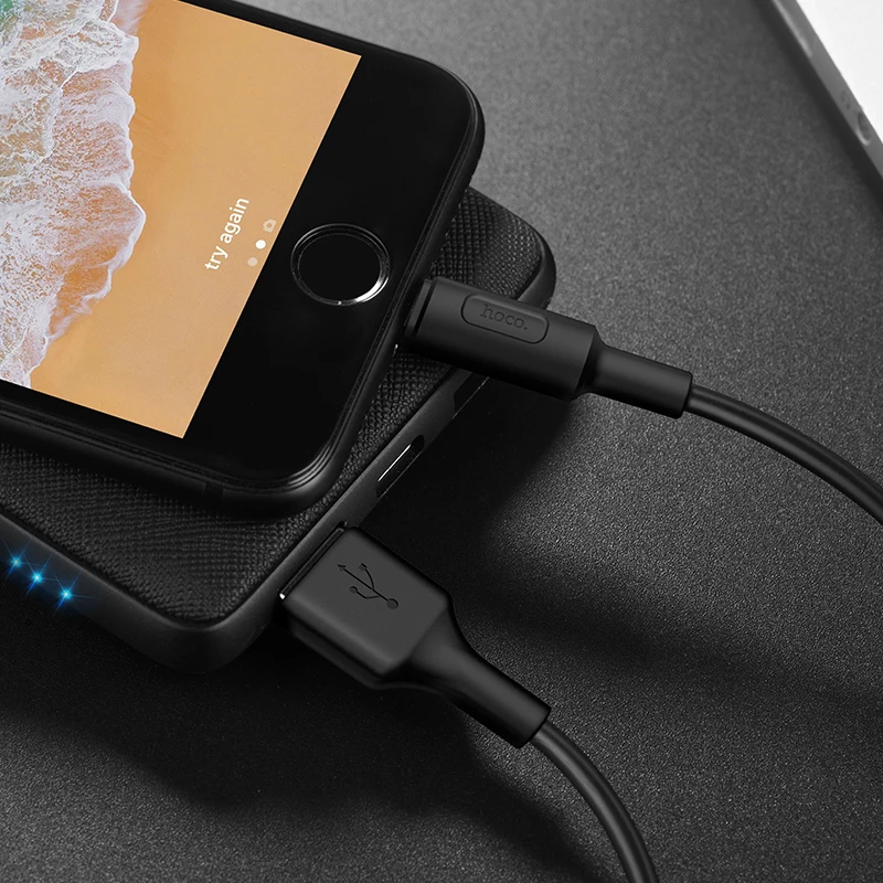HOCO для Lightning iPhone кабель зарядное устройство Xs Max XR USB 2A Быстрая зарядка 8 Plus 7 5 |