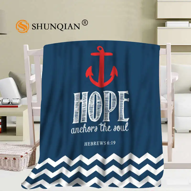 Miglior Coperta Di Ancoraggio Personalizzata Morbida Immagine Fai Da Te Decorazione Camera Da Letto Dimensioni 56x80 Pollici, 50X60Inch,40X50Inch A7.10