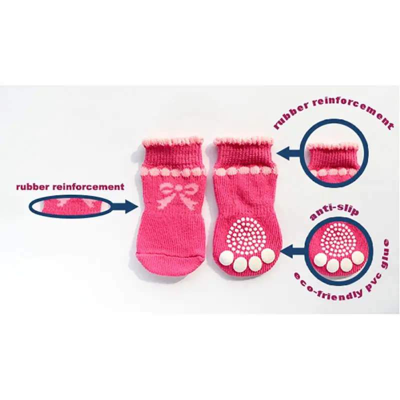 Новинка носки для маленьких собак хлопковая обувь домашних животных с