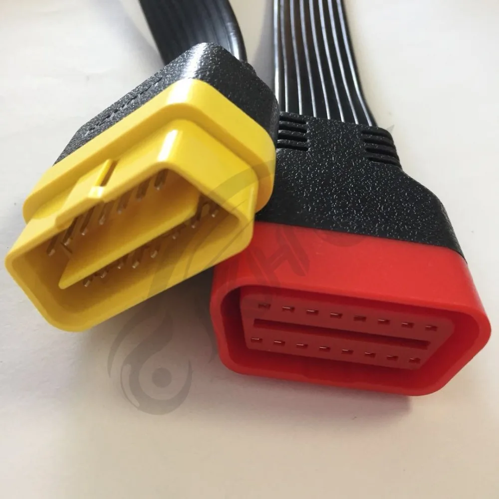 Фото Удлинительный кабель для запуска OBD II X431 V/V+/PRO/PRO3/Easydiag 3.0/Mdiag/Golo, основной удлиненный разъем OBD2, 16 контактов, «папа-мама» №4