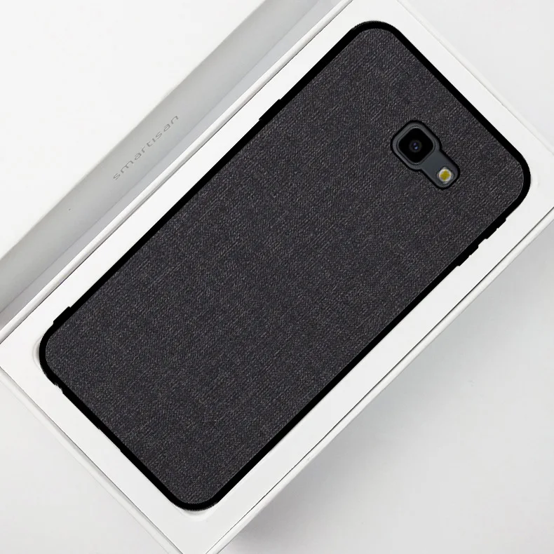 Для Samsung Galaxy J4 J6 Plus 2018 чехол Роскошный тканевый мягкий брезент из искусственной