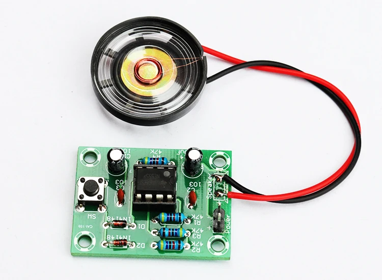 Diy Электронный комплект NE555 дверной звонок kit Электронная сварки практика