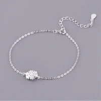 new personality simple temperament silver plated jewelry snowflake female flowers popular bracelets sl097