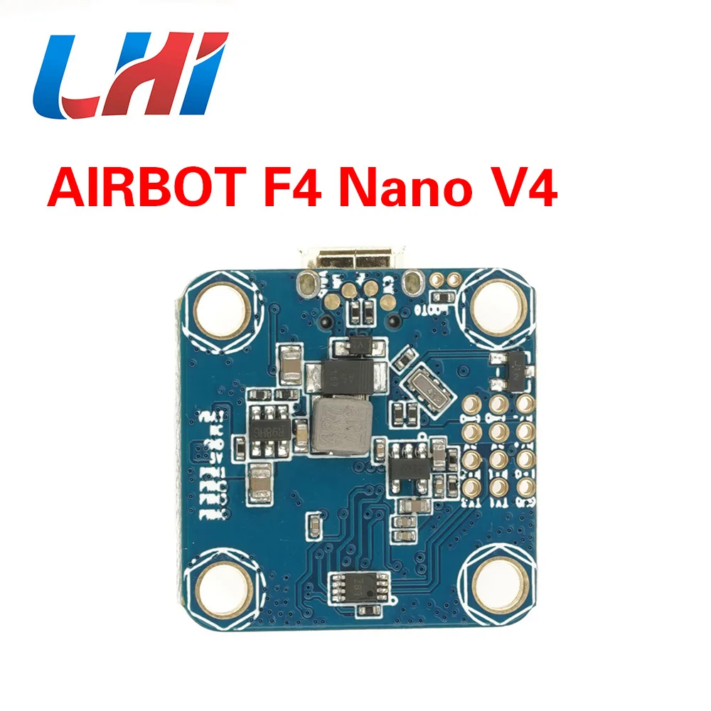 AIRBOT F4 Nano V4 25x25 мм плата контроллера полета ICM20608 гироскоп для RC FPV гоночный кросс