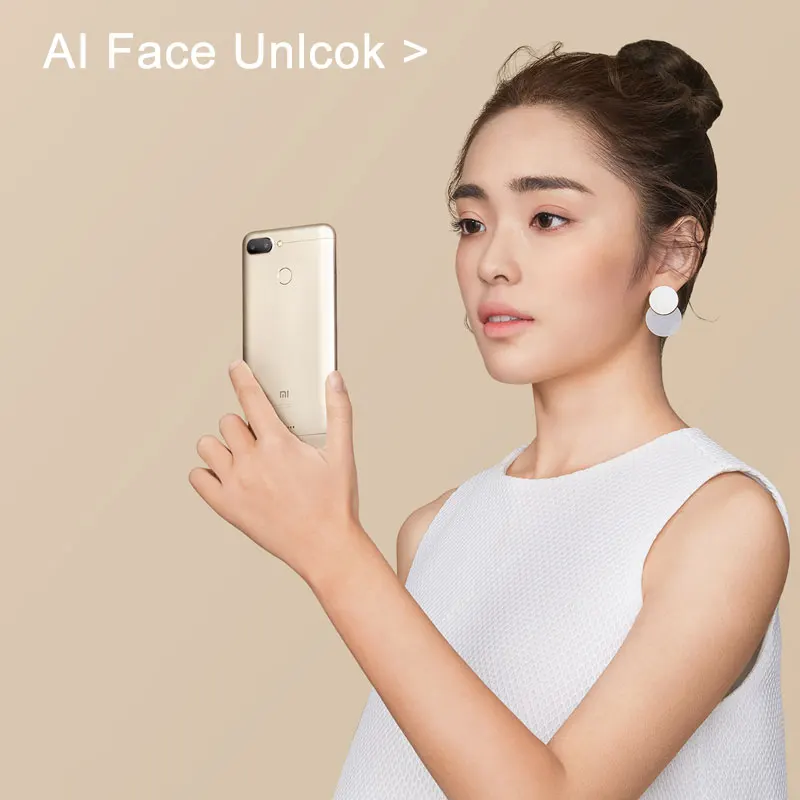 Xiaomi Redmi 6 с глобальной версией 4 ГБ 64 5 45 дюйма HD полный экран 18:9 мобильный телефон