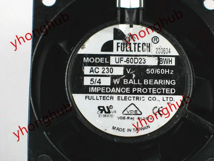 Построй город UF60D23 BWH AC 230V 5/4W 2-проводной 60x60x30 мм охлаждающий вентилятор
