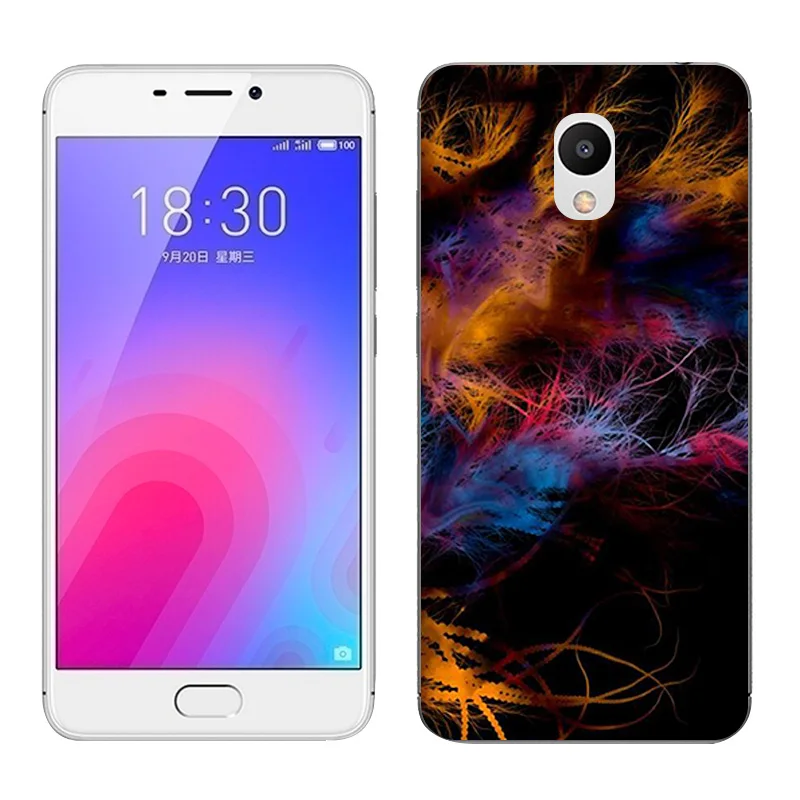 Мягкий ТПУ 5 2 &quotдля Meizu M6 Mini силиконовый чехол для телефона с изображением