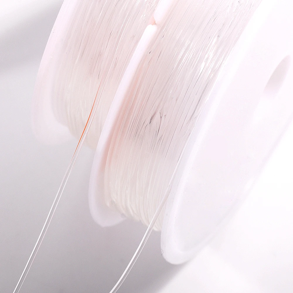 Эластичная нить для шнура с кристаллом 0 4 мм 24 м/рулон аксессуары ювелирных