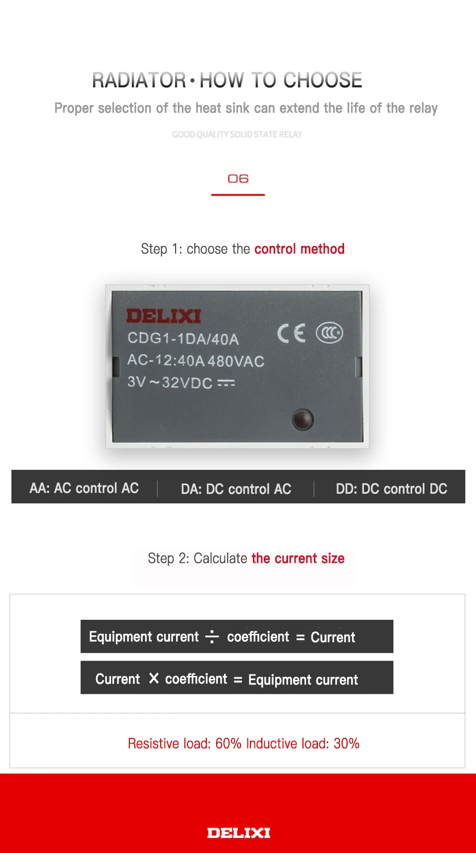 DELIXI CDG1 твердотельные реле SSR-10DD 25DD 40DD 60DD 80DD 3-32V DC до 12-220V DC SSR Однофазный DC Контроль DC без контакта