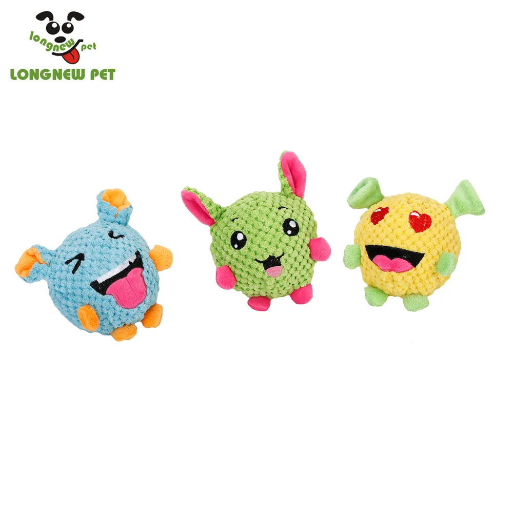 Pet Dog Toy TPR Spiky Ball Inside First Generation Monster Sound Funny Durable Chew Molar Cleaning | Дом и сад