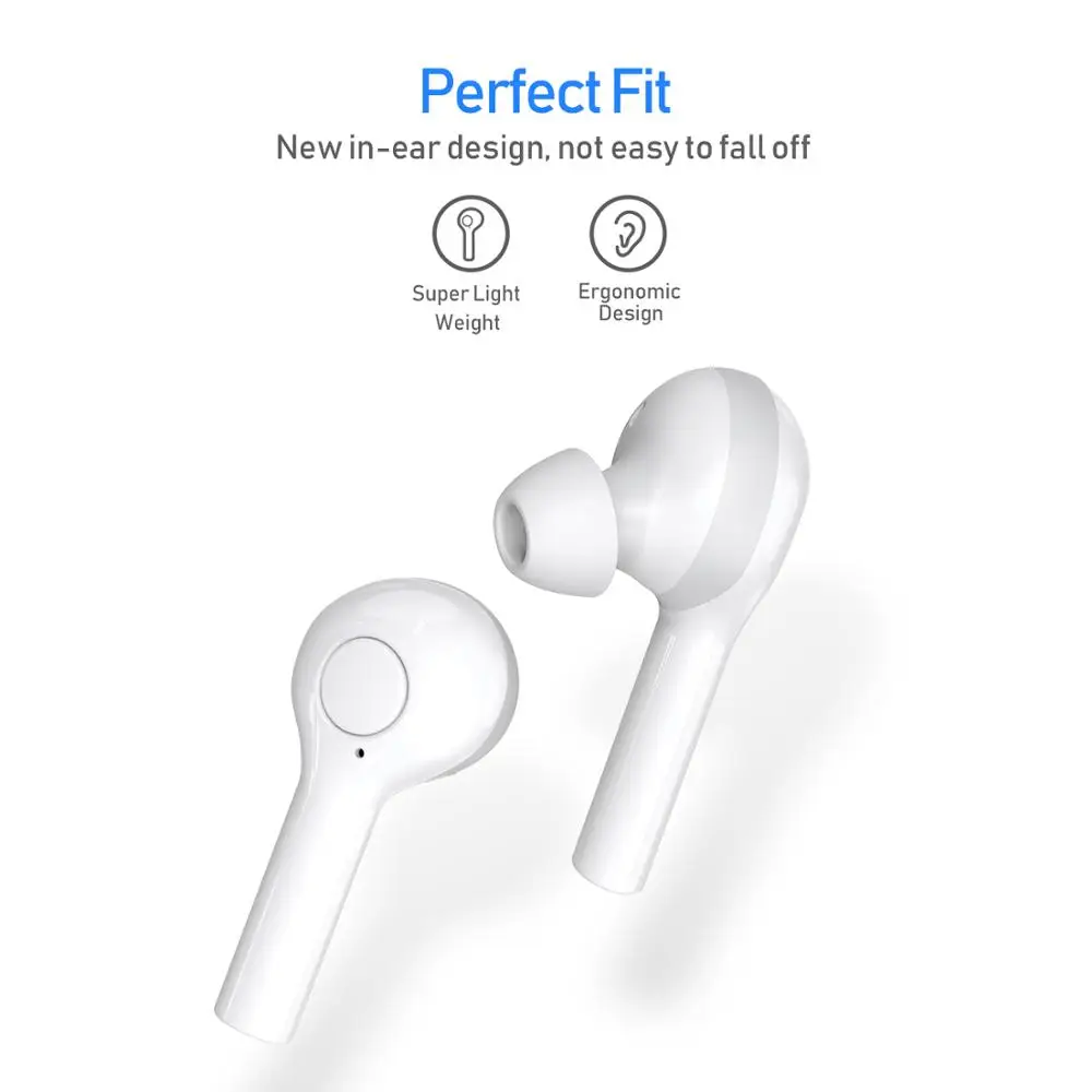 Беспроводные Bluetooth наушники JOINRUN TWS для Xiaomi Huawei мобильные стереонаушники спортивные с микрофоном