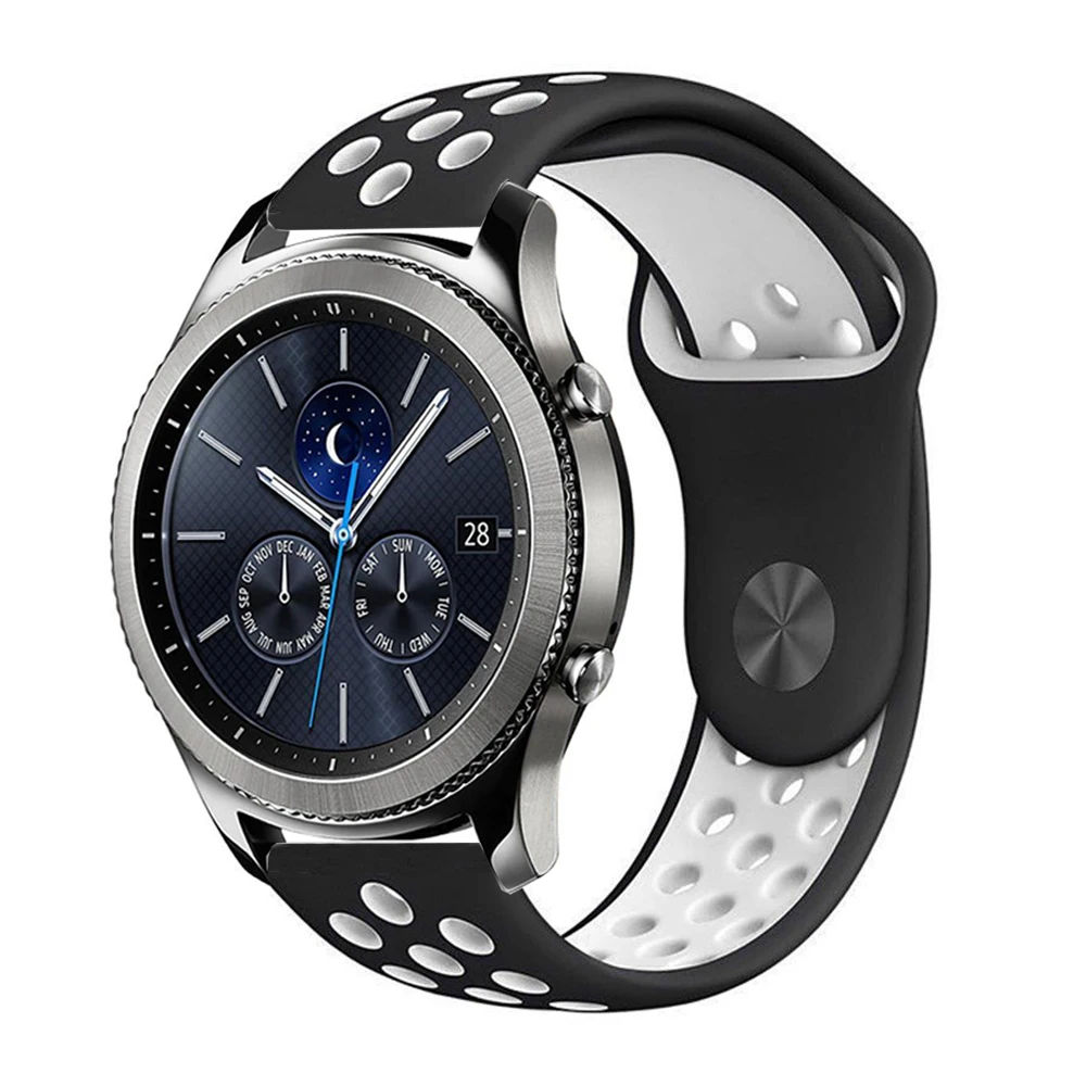 Ремешок для часов Xiaomi Amazfit GTR 47 мм Stratos 2 Pace для samsung gear S3 Galaxy 46 мм Миланский ремешок для часов силиконовый браслет