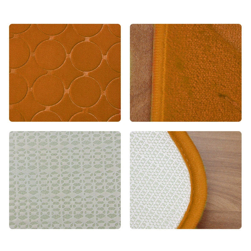 Коврик-подставка для ванной и туалета нескользящий обратный машинная стирка