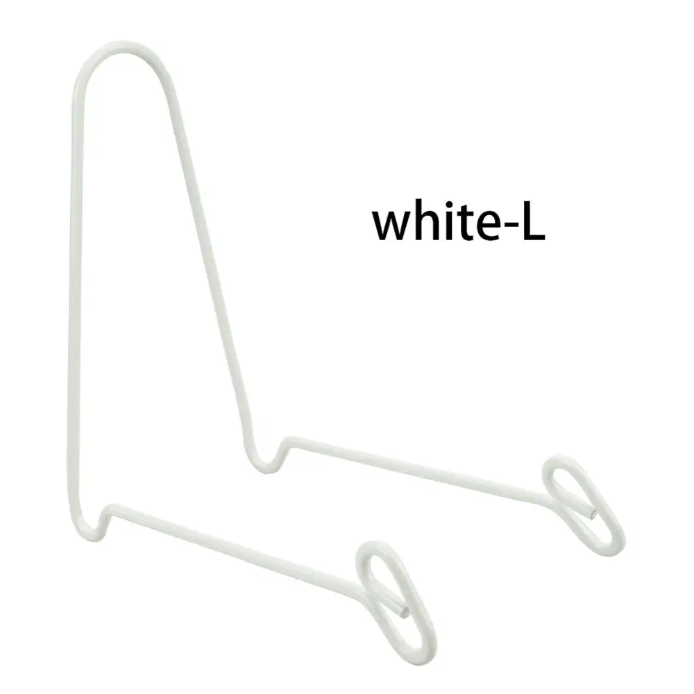 White-L Artlive Дисплей мольберт со стойкой железная чаша подставки для дисплея Большие глубокие чаши, тарелки и глубокие блюда - Цвет: White-L