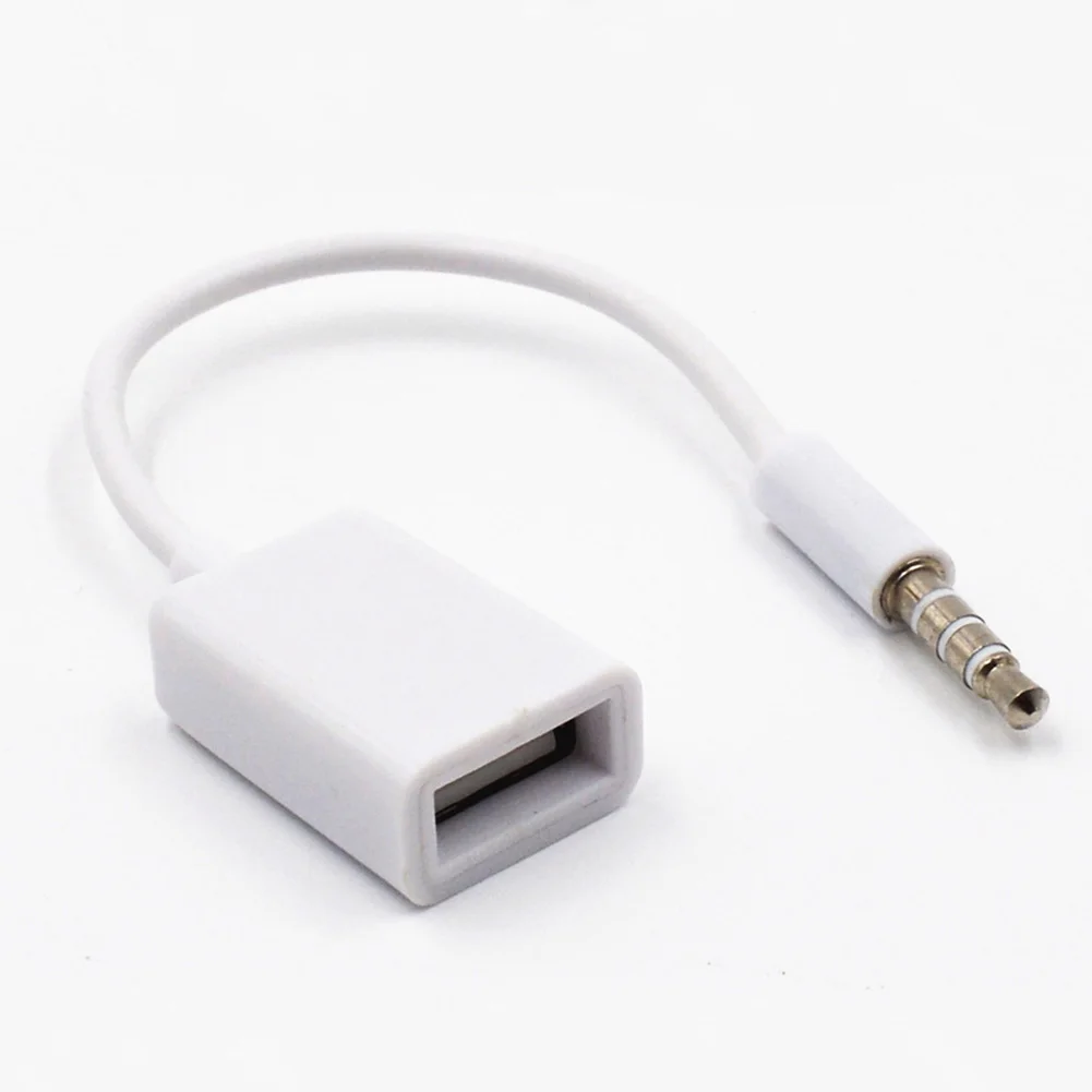 Мужской соединитель конвертер USB 2,0 3,5 мм разъем адаптера Aux кабель Мужской к женскому аудио автомобиля