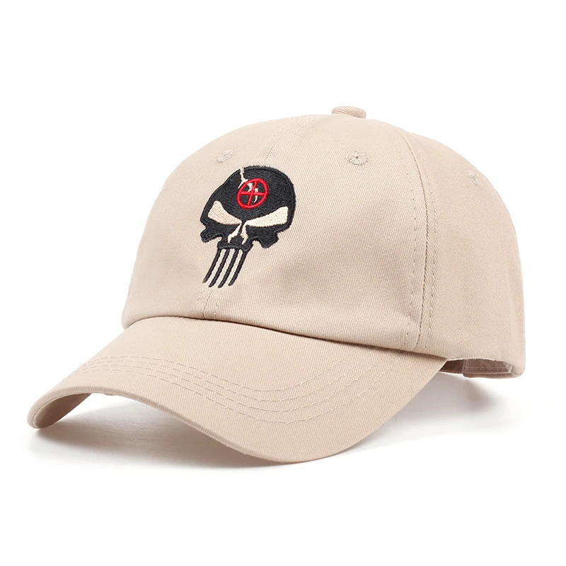 Каратель папа шляпа Военная зона Мужская Snapback Череп вышитые бейсбольная кепка хлопок уплотнение тактическая Кепка для мужчин женщин Открытый