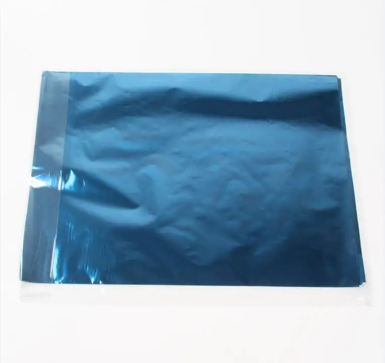 Blue 50Pcs 50 шт. " x 12" 20 см x 29 см A4 горячего тиснения фольги бумажный ламинатор ламинирование трансфера на элегантных картах - Цвет: Blue 50Pcs