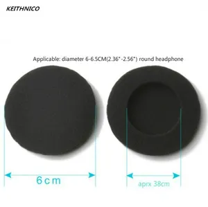 10 шт. 6 см мягкие рандомные амбушюры для наушников, рандомные чехлы для наушников MP3 MP4, размер гарнитуры 6-6,5 см
