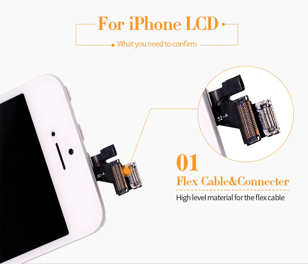 Класс AAA+++ для iPhone 6 Plus 6S Plus lcd с 3D сила кодирующий преобразователь сенсорного экрана в сборе для iPhone 5C дисплей без битых пикселей