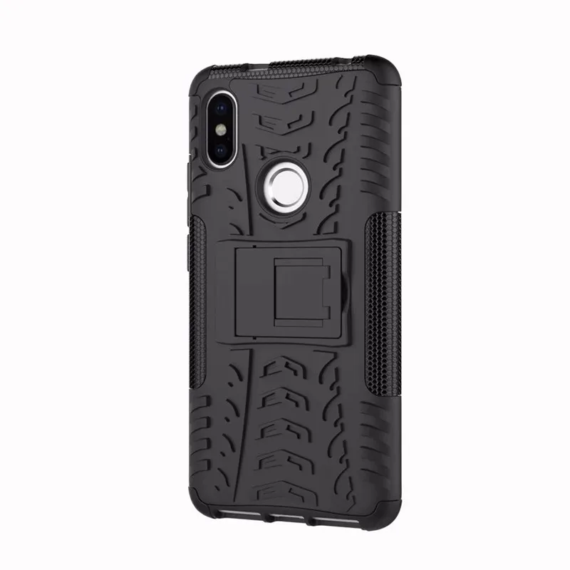 Thouport Stand Case For Xiaomi Redmi Note 7 Pro 7A Note7 ShockProof Hard Cases Silicone +PC Cover 6 Hybrid | Мобильные телефоны и